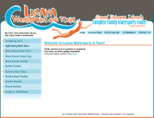 Tablet Screenshot of lucayawatersports.com
